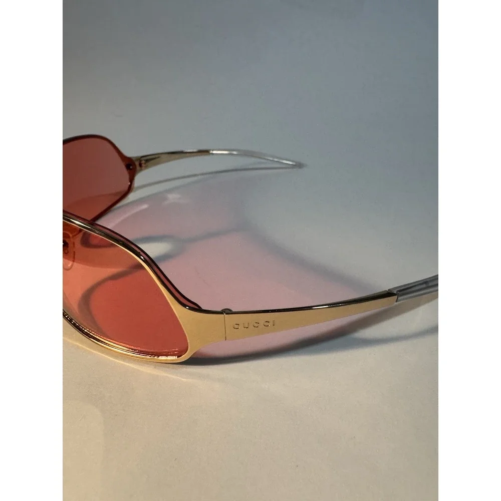 Gucci GG 1661/S 000EW Sunglasses Gold / Pink Vintage